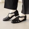 HIMIKO/Himiko/T-Strap Gurkha Shoes/651502 Black 240