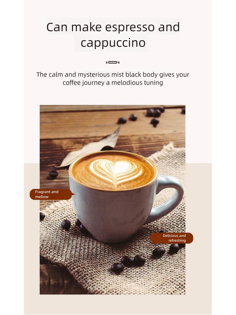 Italian Smart Touch Screen Semi-Automatic Coffee Machine with High-Pressure Extraction