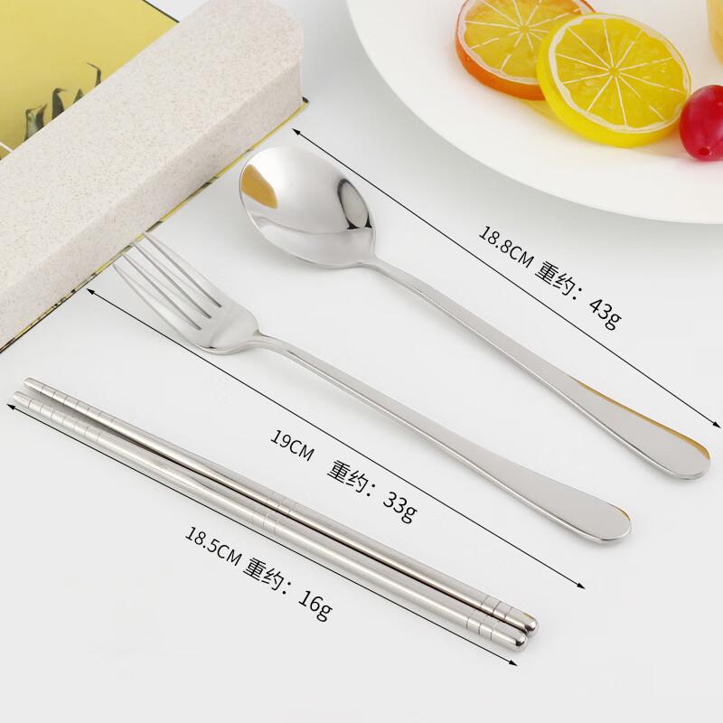 Korean Style Portable Stainless Steel Travel Cutlery Set