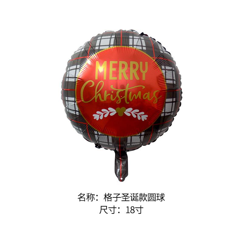 Christmas Balloons Special-Shaped Aluminum Film Balloons Santa Claus Merry Christmas Arrangements Christmas Eve Decorations