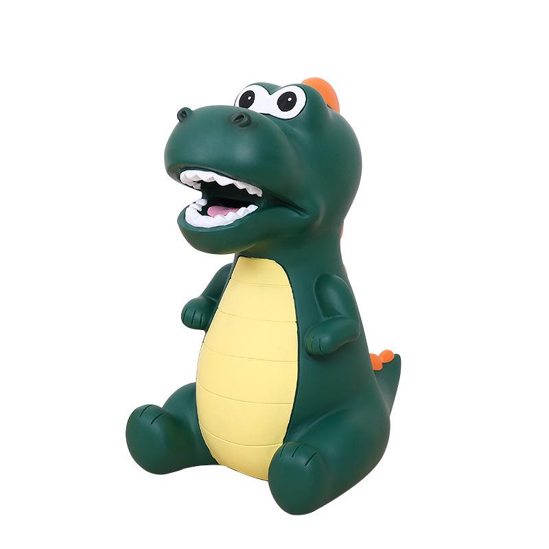 Large Silicone Tyrannosaurus Rex Piggy Bank - Cute, Creative, and Popular Dinosaur Money Box