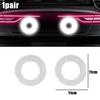 Car Reflective Stickers Multi-functional Hollow Out Round Luminou Warning Decorative Auto Exterior Accessories Reflective Strips