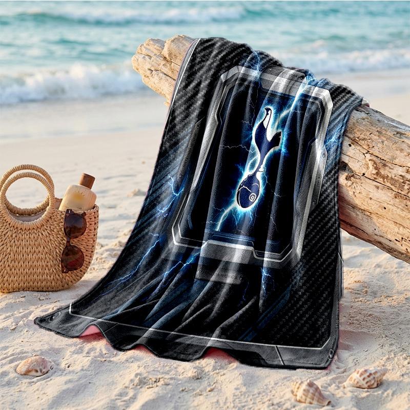 Tottenham Hotspur Print Mikrofaser Strandtuch Schnelltrocknend Saugfähig Großes Handtuch für Strand Schwimmen Reisen