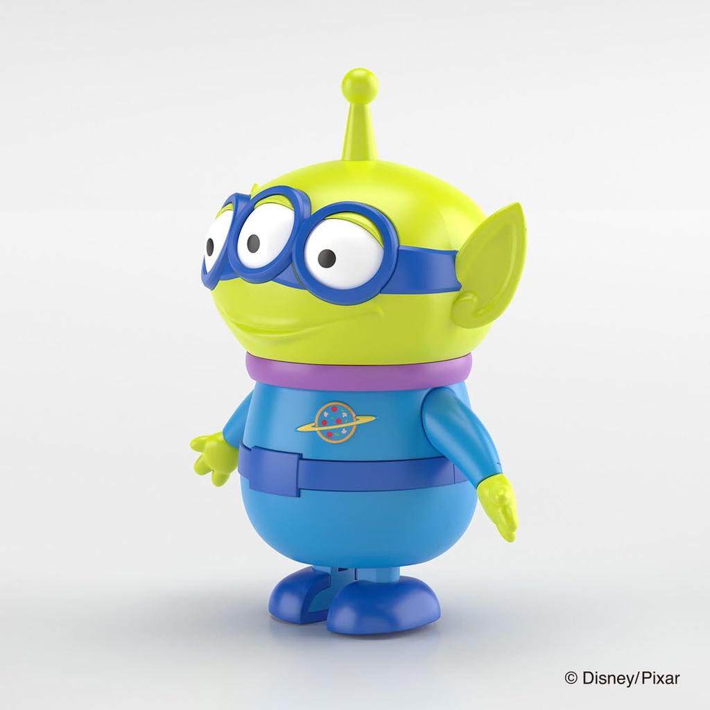Aoshima Bunka Kyozaisha Rakupla Tokotoko Toy Story Alien Rocket Plastic Model No.DP-05 Color-coded