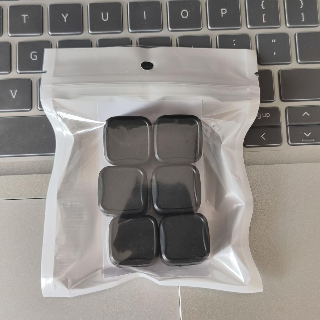 6-Pack Magnetic Cable Organizers, Plastic Cable Management Clips, No-Trace Self-Adhesive Desk & Car Cable Ties, Multi-Port Data Line Holder