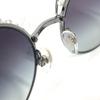 Chanel 4234-H CC CC Mark Pearl Glasses Glasses Eyewear Sunglasses Metal Black