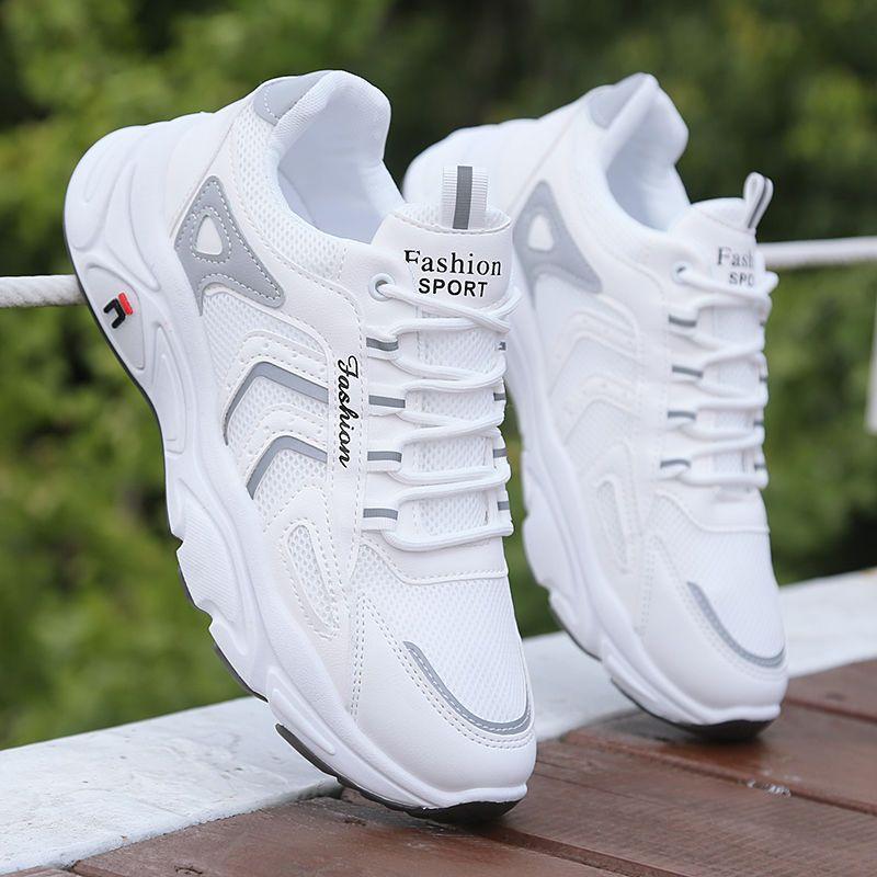 Daddy shoes men's net shoes 2026 summer new shoes men's casual sports shoes versatile breathable white shoes
