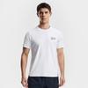 FILA Tennis Fashion Classic Minimalist Retro Sports Casual Versatile Comfortable Short Sleeve T-Shirt Men tops Jade-White A11M613102FWT