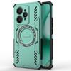 For Realme 15 5G Magnetic Case Butterfly Armor Hollow Heat Dissipation PC+TPU Phone Cover