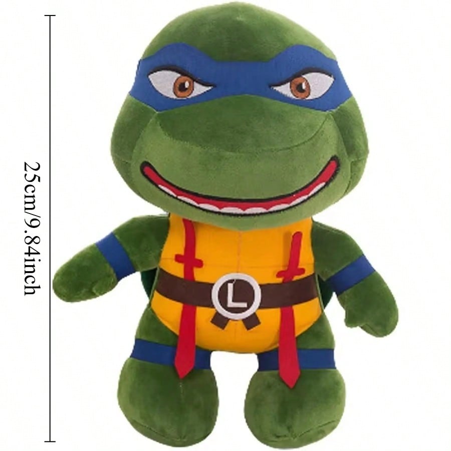 25cm Anime Plush Toys Mutant Ninja Turtles Cute Cartoon Donatello Raphael Leonardo Dolls Christmas Birthday Gifts