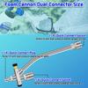 High Pressure Washer Gun 6000PSI Power Washer Short Gun with 1/4 Inch Quick Connector, 5 Nozzle Tips