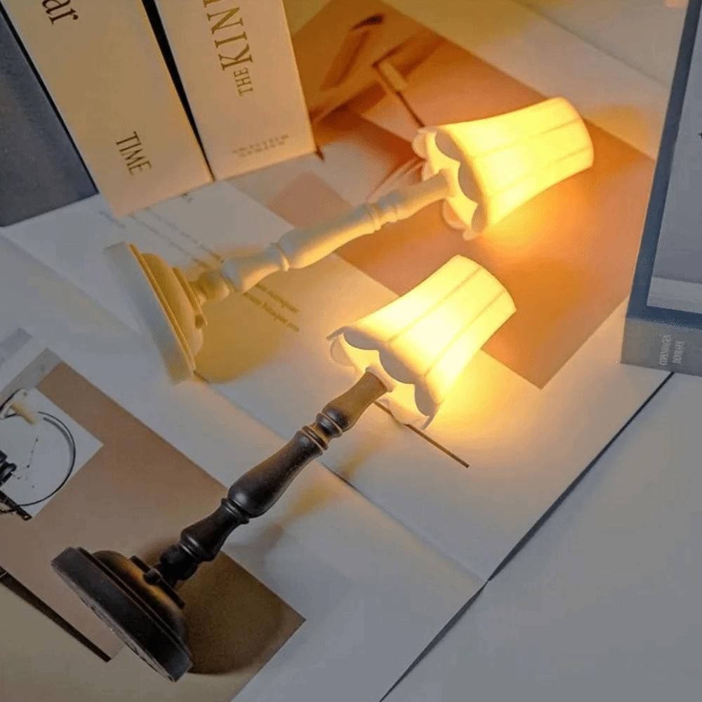LED Vintage LED Night Light White/Coffee Table Lamp Ambient Bedside Lamp  Hot Toys
