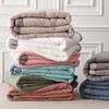 Soft Solid Color Cotton Summer Blanket - Cooling, Skin-Friendly, Lightweight Quilt