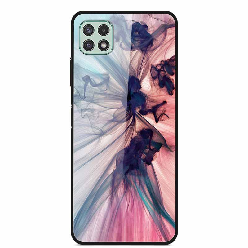 For Samsung Galaxy Wide5 Case Tempered Glass Hard PC Phone Back Cover for Galaxy Wide 5 Bumpers Cases Shell Coque 6.6'' SM-E426S