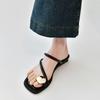 Fashion Flats Women Slippers Fashion Clip-toe Beach Shoes Summer Designer Sandals 2025 Summer New Trend Casual Flip-flops Women Slides