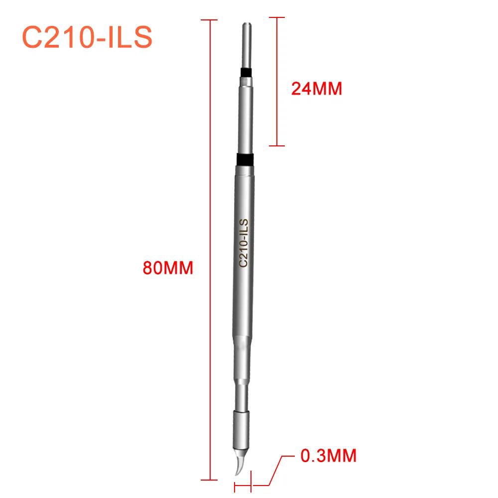 C210 Soldering Tip C210-I/IS/K Soldering Iron Tip for Welding JBC C210 T26D Welding Table Handle Fast Heating Tip