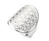 [World Accessories Carmelo] Flower of Life Divine Geometry Flower of Life Silver 925 Ring (11)