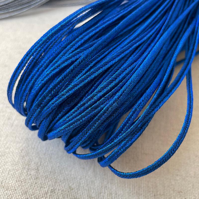 3mm Thin Rope Diy Clothing Ribbon Exquisite Piping Cord for Cheongsam Dress Uniform Edge Trim Clothing Accessory 10M Long