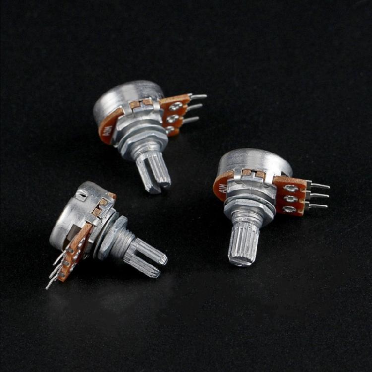 3 Stück Elektrische Gitarren Control Pot A1M Hohlwelle Gitarrenverstärker Potentiometer Ersatz Gitarrenzubehör Langlebig