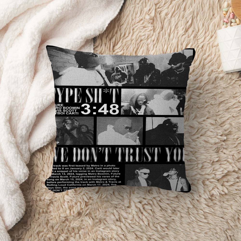 

Rapper PPlayboi CCarti Cushion Cover Pillowcase Upholstery Sofa Throw Pillow Home Decor Pillowcas 30x30 cm