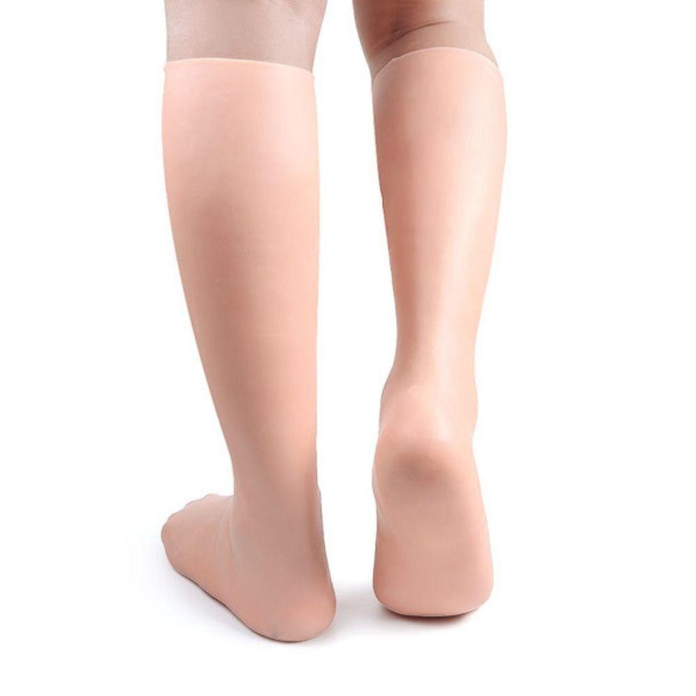 Защитные силиконовые гелевые эластичные носки питательные носки Sebs уход за кожей ног потрескавшиеся ноги абрикосовый