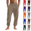 Casual joggingbroek voor heren met elastische tailleband en taps toelopende pijp voor sportkleding