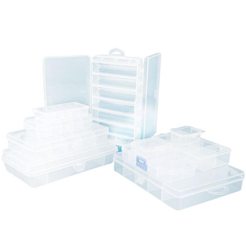 Double-Sided Transparent Multifunctional Fishing Tackle and Lure Storage Box