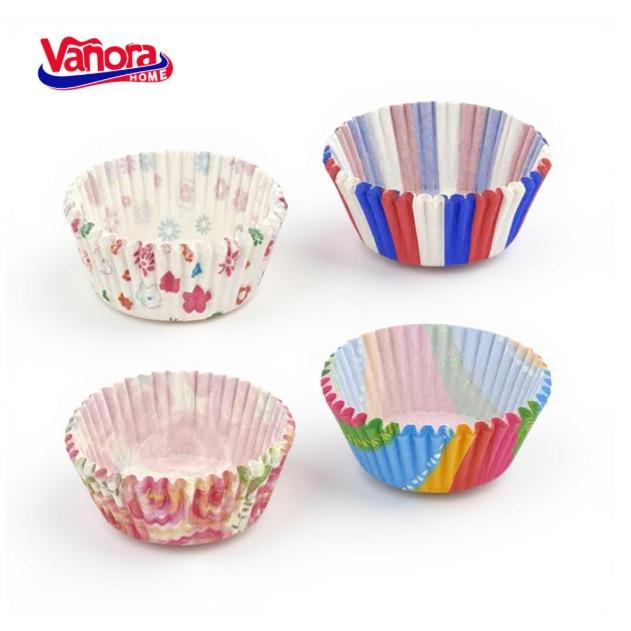 50-Pack Paper Muffin Cups 7x3cm Baking Cups Muffin Liners Disposable Baking Accessories Cake Molds Baking Tools