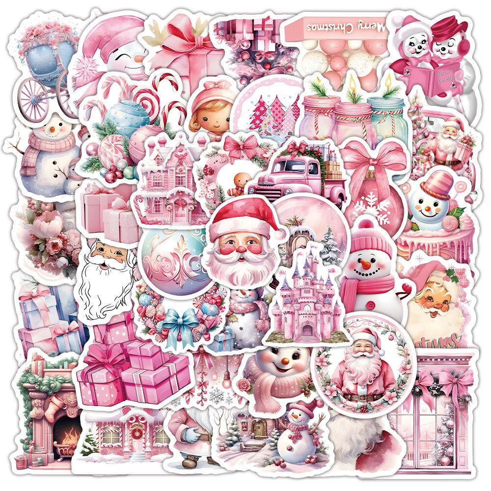 103 Cute Cartoon Animal Christmas Stickers for Envelopes, Gift Bags, and Water Cups