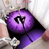 16 Styles Pole Dance Art Printing Carpet Home Decor Mats Pole Dance Classroom Large Area Four Seasons Floor Mat Machine Washable