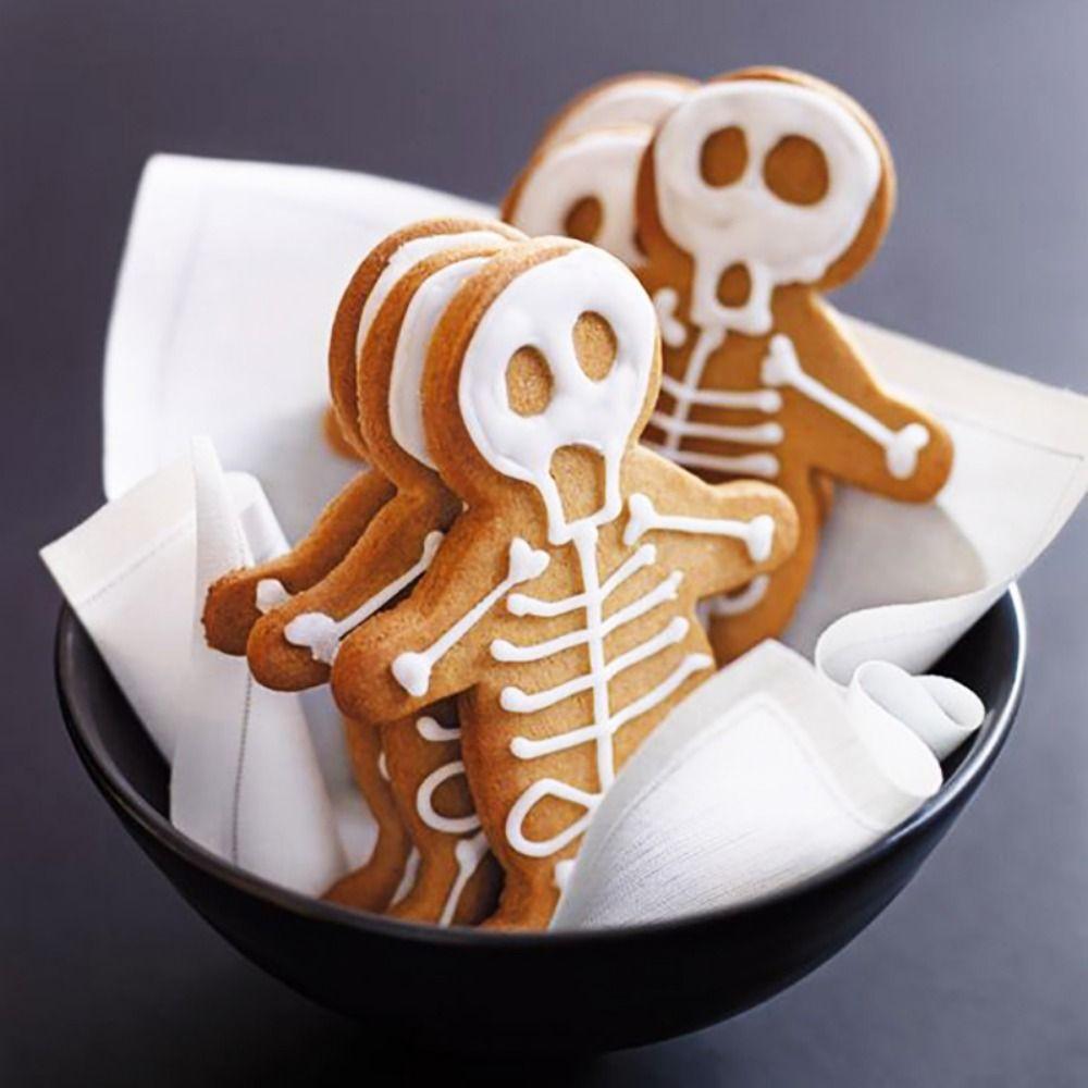 DIY Baking Halloween Cookie Mold 3D Biscuit Mold Ghost Bat Baking Molds  Party Supplies