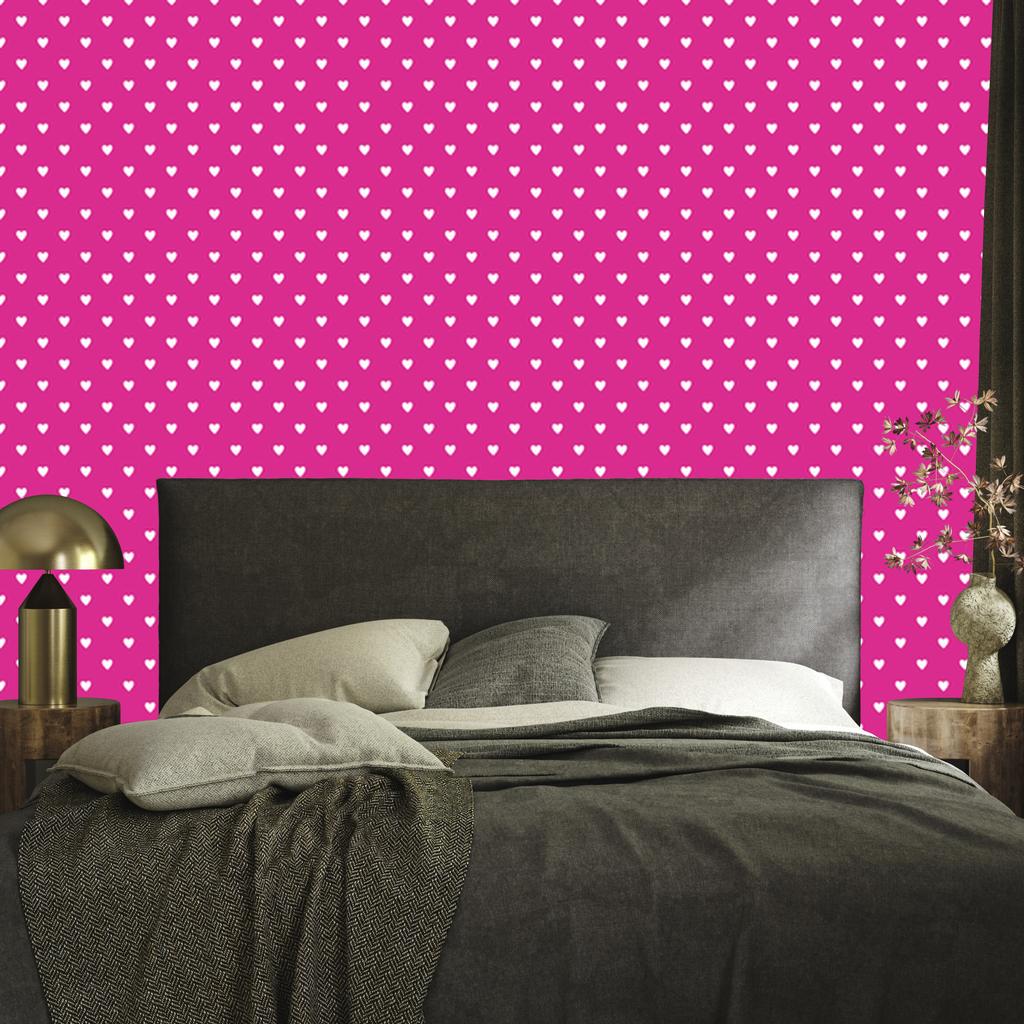 Purple and Powder Pink Hearts Wallpaper 50x1000