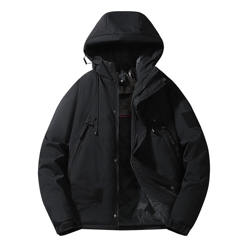 Winter Graphen Beheizte Daunenjacke Herren Winddicht Wasserdicht Mit Kapuze Taktischer Mantel Mehrere Taschen Outdoor Pendler Parka für Paare