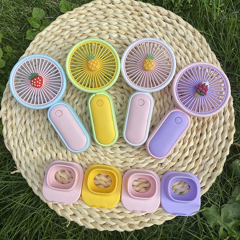 USB Rechargeable Mini Handheld Portable Fan - Compact & Minimalist Design for Summer.