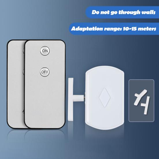 Smart Switch Kabelloser Lichtregler mit Fernbedienung, keine Verkabelung erforderlich, universeller, einfach zu installierender Lichtschalter-Tastendrücker