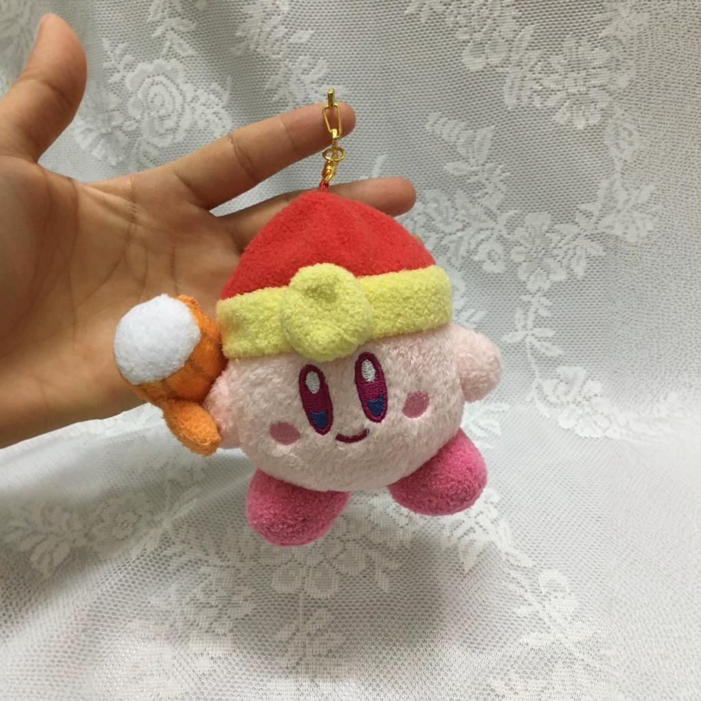 Kirby Pearl Chef Plush Toy Keychain With Dot Cap For Kids And Collectors