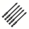 6mm Drill Bits 74mm Cross Hex Shank Multifunctional