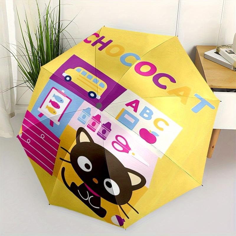

Chococat,Sanrio Automatic Umbrella-Foldable, Durable 8-Bone Design, Compact and Stylish, Great for Camping, Halloween, Christmas, Mother s D