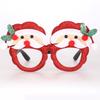 Handmade Plastic Colorful Christmas Glasses Perfect For Kids Featuring Cheerful Santa And Designs Reindeer