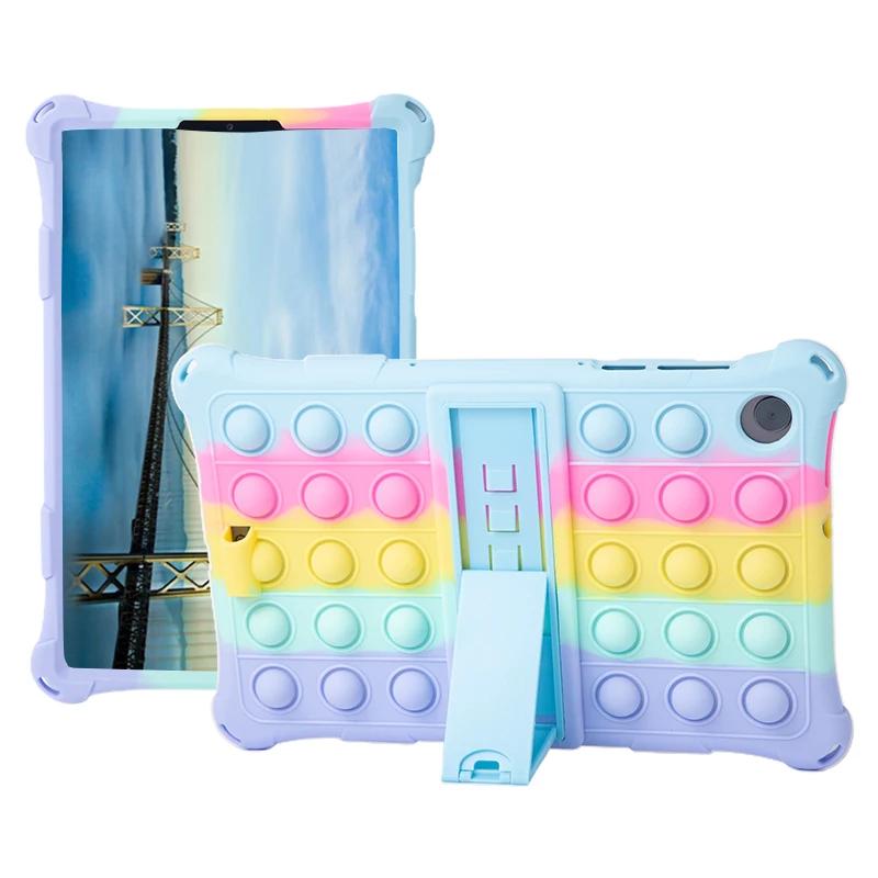 Pop Push It Case For Tab M10 HD 2nd X306 TB-X306F/X Tablet Stand Cover for Tab M10 FHD Plus 10.3 TB-X606F Case