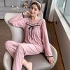Women's Princess Pajamas: Cute, Sweet Long-Sleeved Cotton Sets, Perfect for Spring and Autumn.