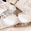 Lace Bras 1/2 Cup Thin Soft Push Up Bras For Women's Underwear Wireless Black White Girls Bras Wife Gifts Fashion Lady Inner Tops Sexy Bras
