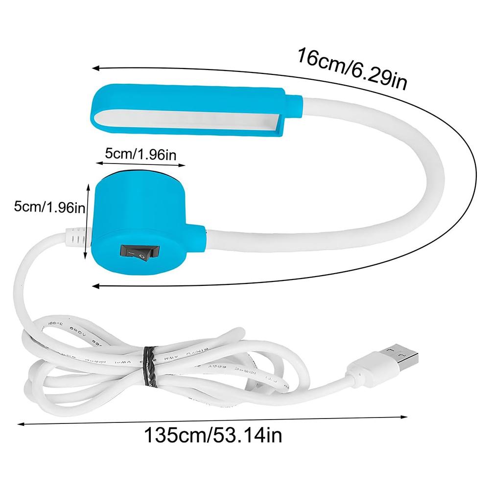 Magnetic LED Sewing Machine Light with Flexible Neck Plug in LED Lamp with Mounting Base for Home Crafting Knitting Crochet