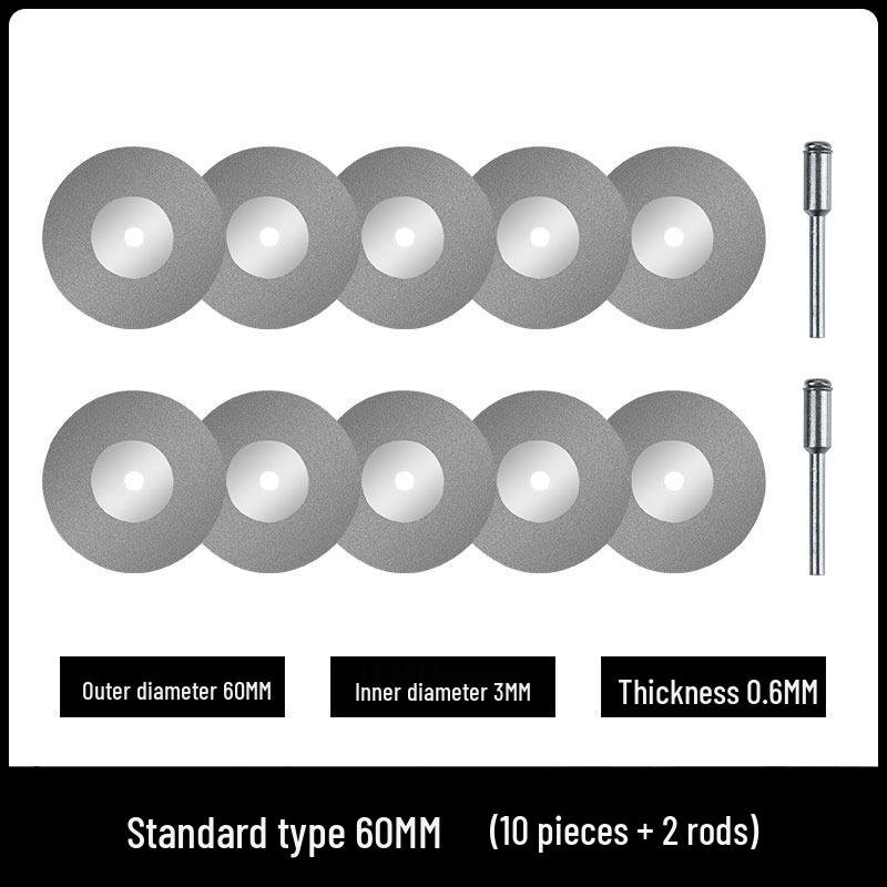 KT Diamond Cutting Disc for Jade, Glass, Emerald - Mini Electric Grinder Saw Blade