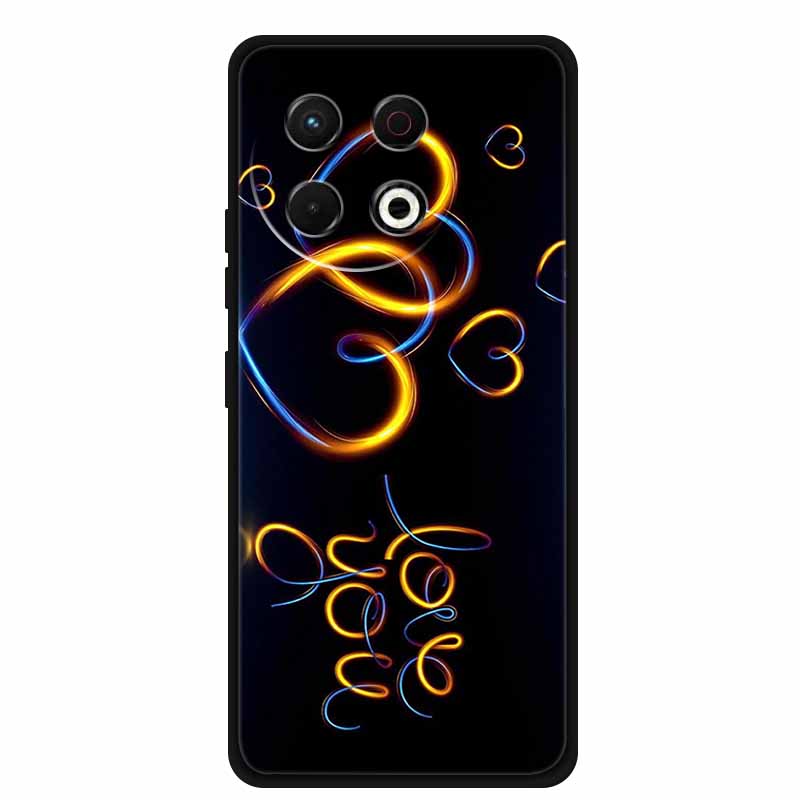 For Tecno Spark 30 Pro Phone Case 30Pro Coque Black Silicone Soft Back Cover Case For Tecno Spark30 Pro 4G Case Protective Shell