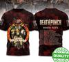 Five Finger Death Punch Welttournee 2026 3D AOP Shirt Unisex S-5XL PP3D054