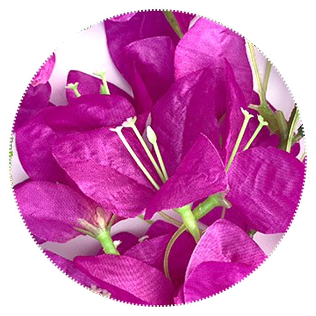 5pcs Artificial Triangular Plum Branches Simulation Bougainvillea Branches for Home Decoration Table Centerpieces
