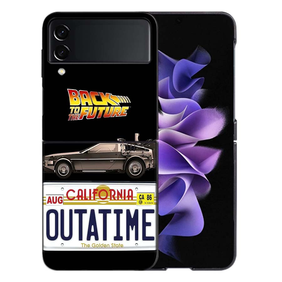 

Back To The Future License For Samsung Galaxy Z Flip 5 4 3 Case Shockproof Hard Cover Phone Z Flip 6 7 5G Z Flip 5 4 5G TPU PC Samsung Z Flip 7 5G