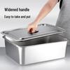 Junchu 304 Stainless Steel 1/2 GN Food Pan with Lid