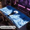 Custom Text Big Mousepad, Extended Desk Pad For Laptop Work GameEdward Scissorhands